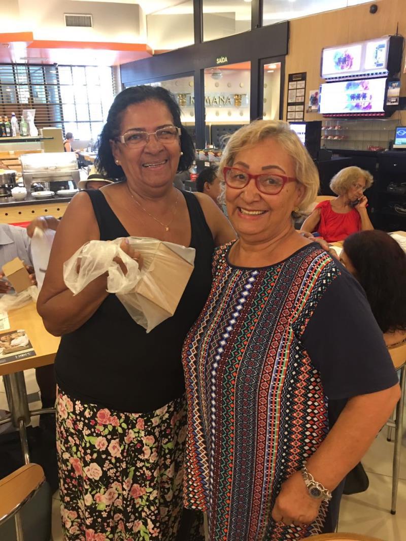 Café da manhã no Shopping Dom Pedro